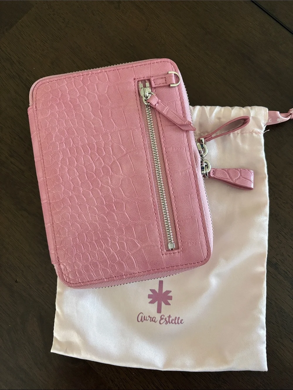 Aura Estelle A6 Zippy Planner Cover Pink Love at First Sight with Dust bag